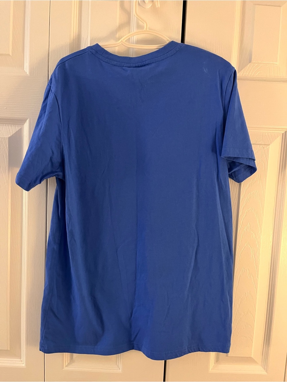 ME Makeover Essentials Royal Blue Graphic Tee with Colorful Cartoon Icons - Picture 3 of 3